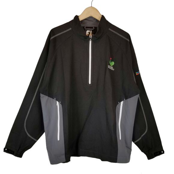FootJoy Giving Through Golf PRS Men's Lightweight Jacket Black Gray Size Large - Picture 1 of 9